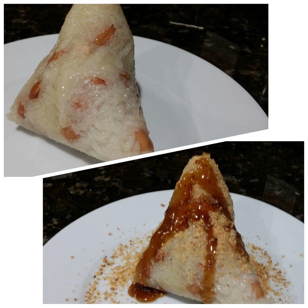 冷凍台灣南部菜粽 Frozen Southern Taiwan Rice Dumplings w/ Sauce x6